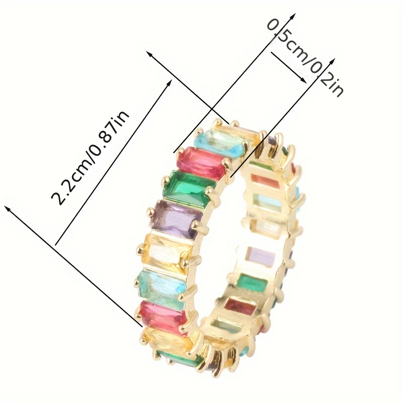 Zirconia Copper Ring for Women